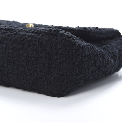 Chanel Tweed Quilted Medium Chanel 19 Flap Black 10 of 11