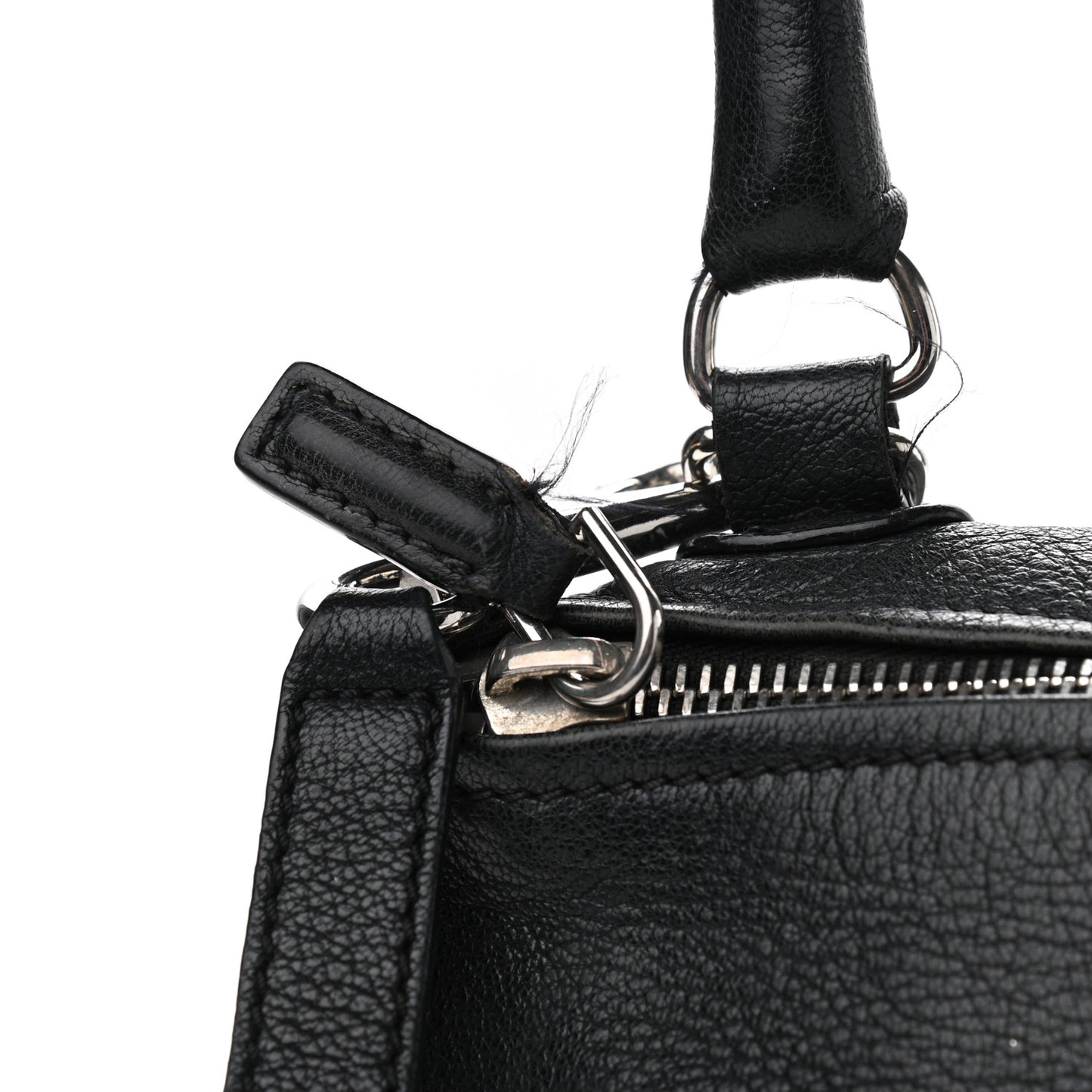 Sugar Goatskin Small Pandora Black