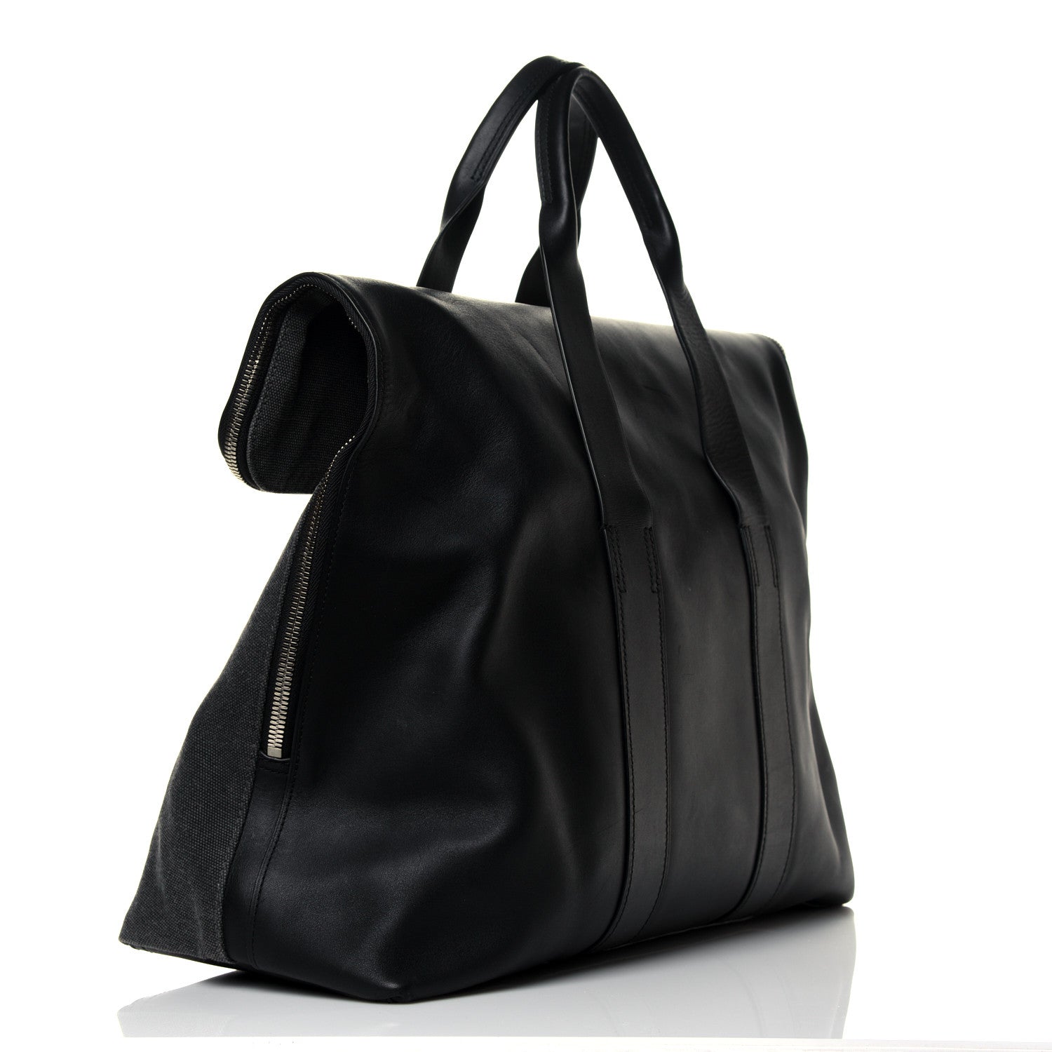 3.1 Phillip Lim Calfskin Canvas 31 Hour Bag Black 2 of 9