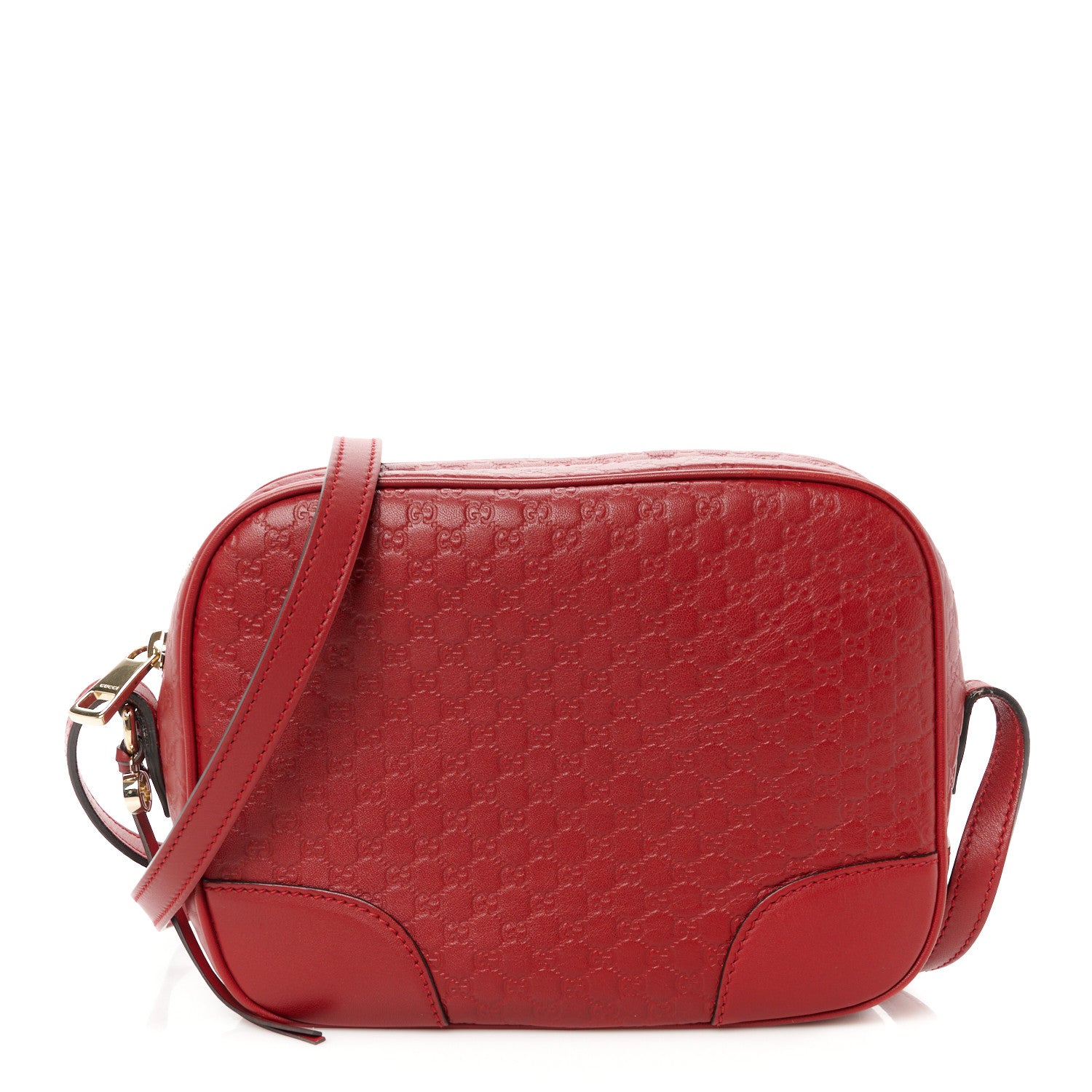 Gucci Microguccissima Mini Bree Messenger Bag Red 1 of 12