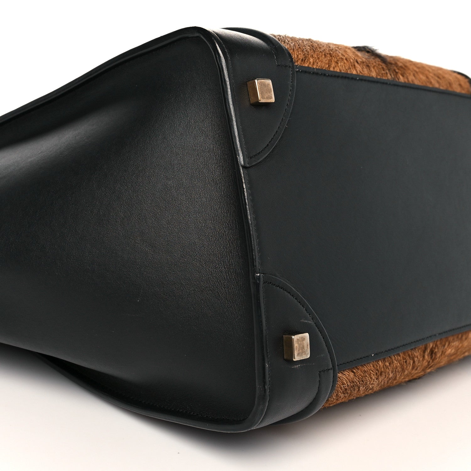 Celine Pony Hair Mini Luggage Brown 8 of 9