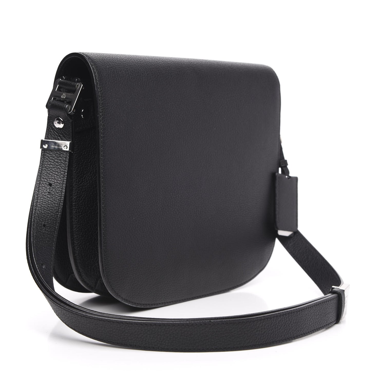 Grained Calfskin Patricia Park Avenue Crossbody Bag Black