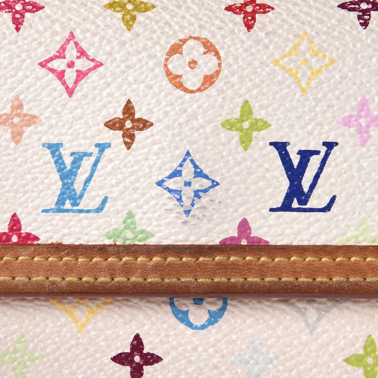 Monogram Multicolor Porte Tresor International Wallet White