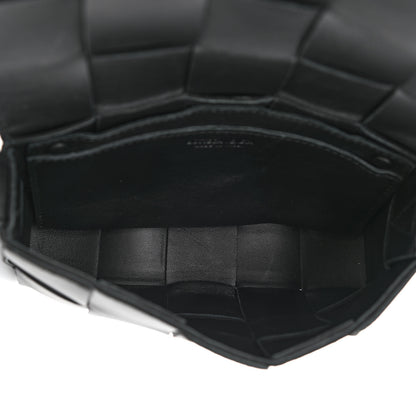 Bottega Veneta Lambskin Maxi Intrecciato Cassette Crossbody Bag Black 5 of 10