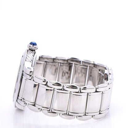 David Yurman Stainless Steel Diamond Mother of Pearl 34mm Classic Quartz Watch 3 of 11