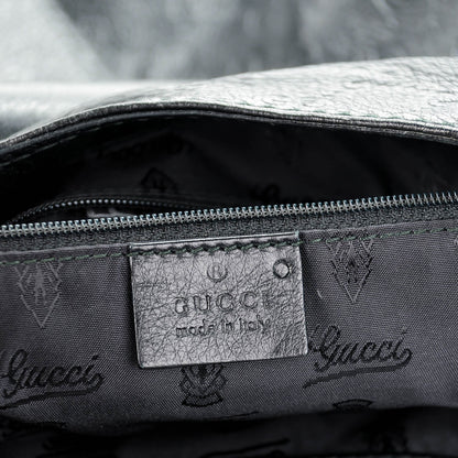 Gucci Guccissima Large New Ladies Web Hobo Black 6 of 8