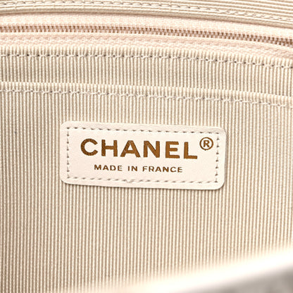 Chanel Tweed Patchwork Jumbo Single Flap White 6 of 15
