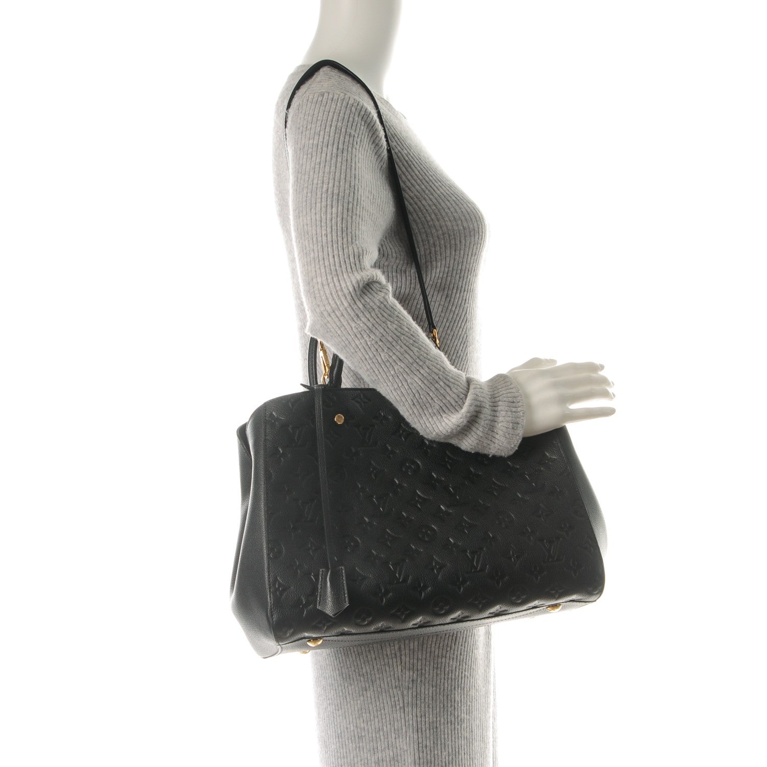 Louis Vuitton Empreinte Montaigne GM Black 2 of 7