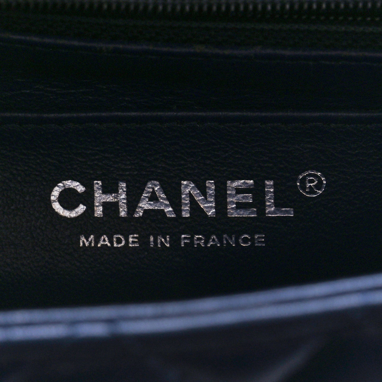 Lambskin Quilted Mini Square Flap Navy