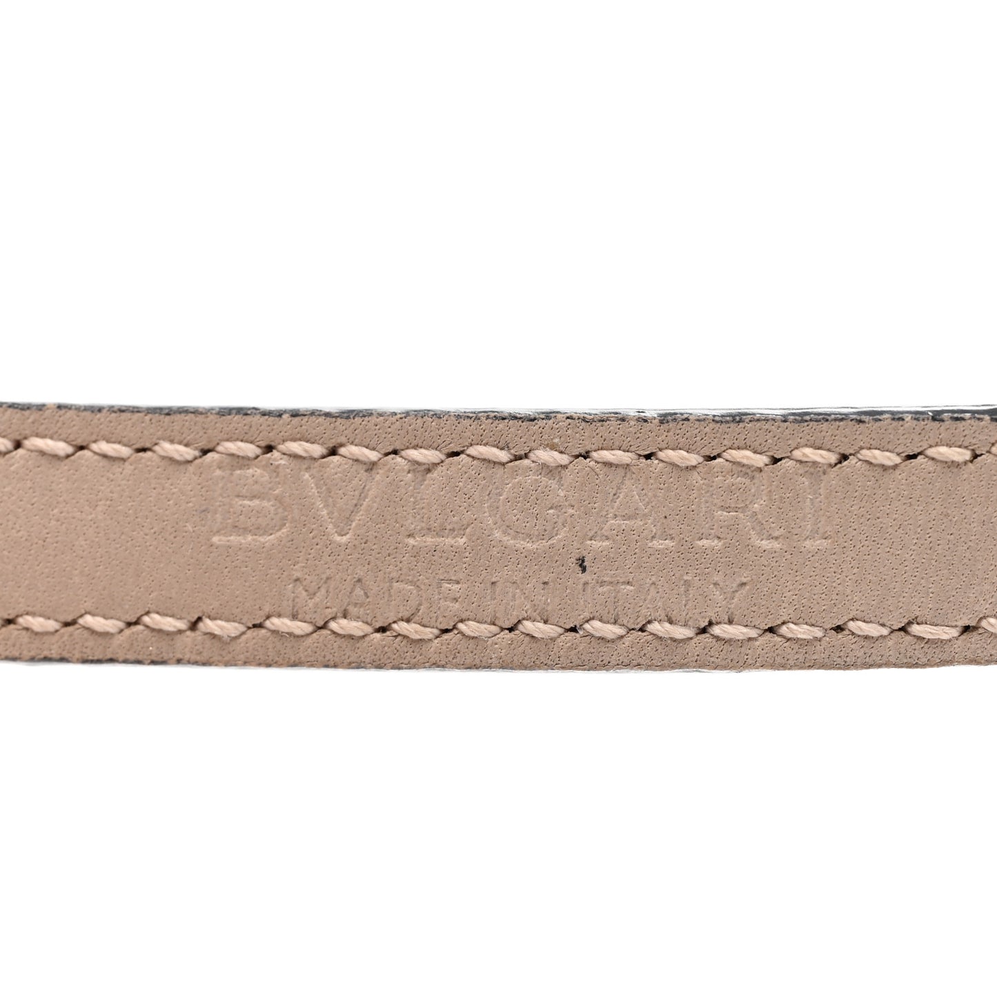Metallic Calfskin Serpenti Forever Double Coil Bracelet S Antique Bronze