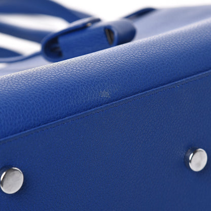 Saint Laurent Grained Calfskin Baby Sac De Jour Royal Blue 9 of 14