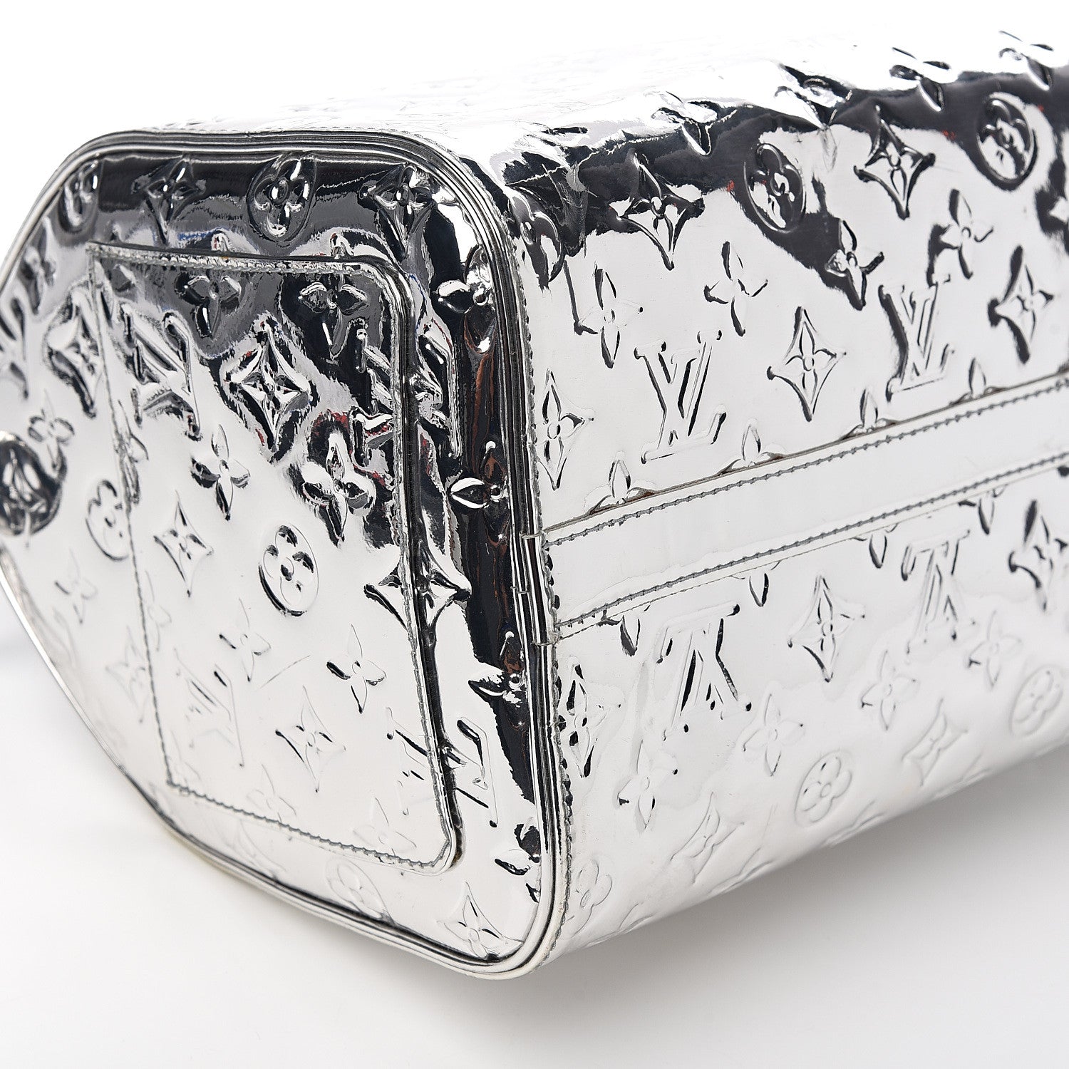Louis Vuitton Monogram Miroir Speedy 30 Silver 6 of 7