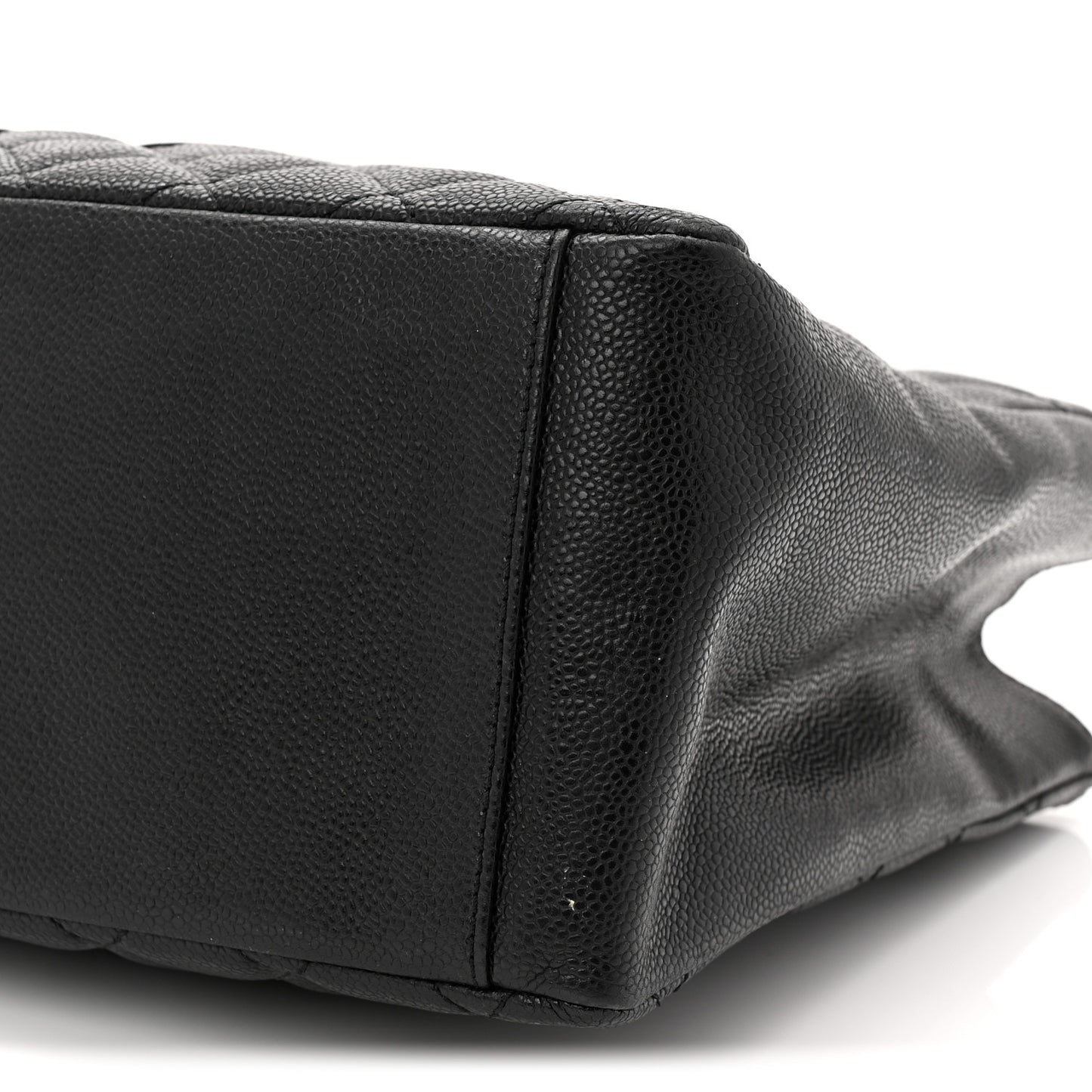 Caviar Quilted Grand Shopping Tote GST Black