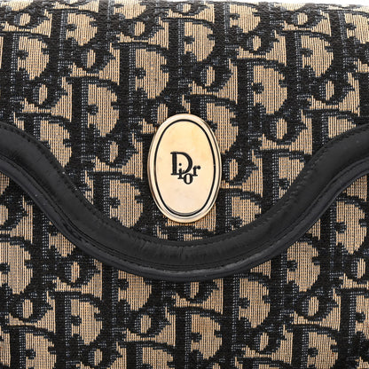 Christian Dior Monogram Flap Bag Navy 7 of 13