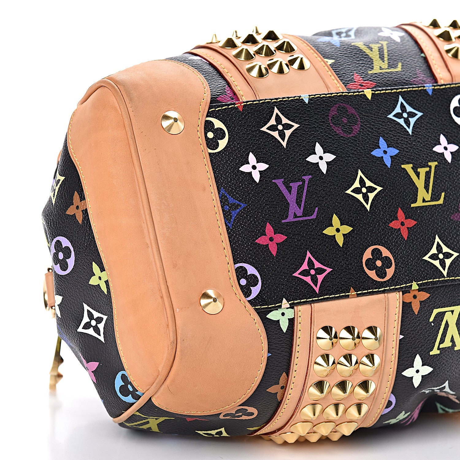 Louis Vuitton Monogram Multicolor Courtney MM Black 7 of 10