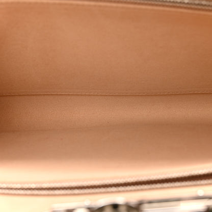 Alexander McQueen ALEXANDER MCQUEEN Calfskin Crocodile Embossed Knuckle Flat Clutch Black 5 of 8