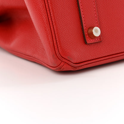 Hermes Epsom Birkin 35 Rouge Casaque 15 of 20