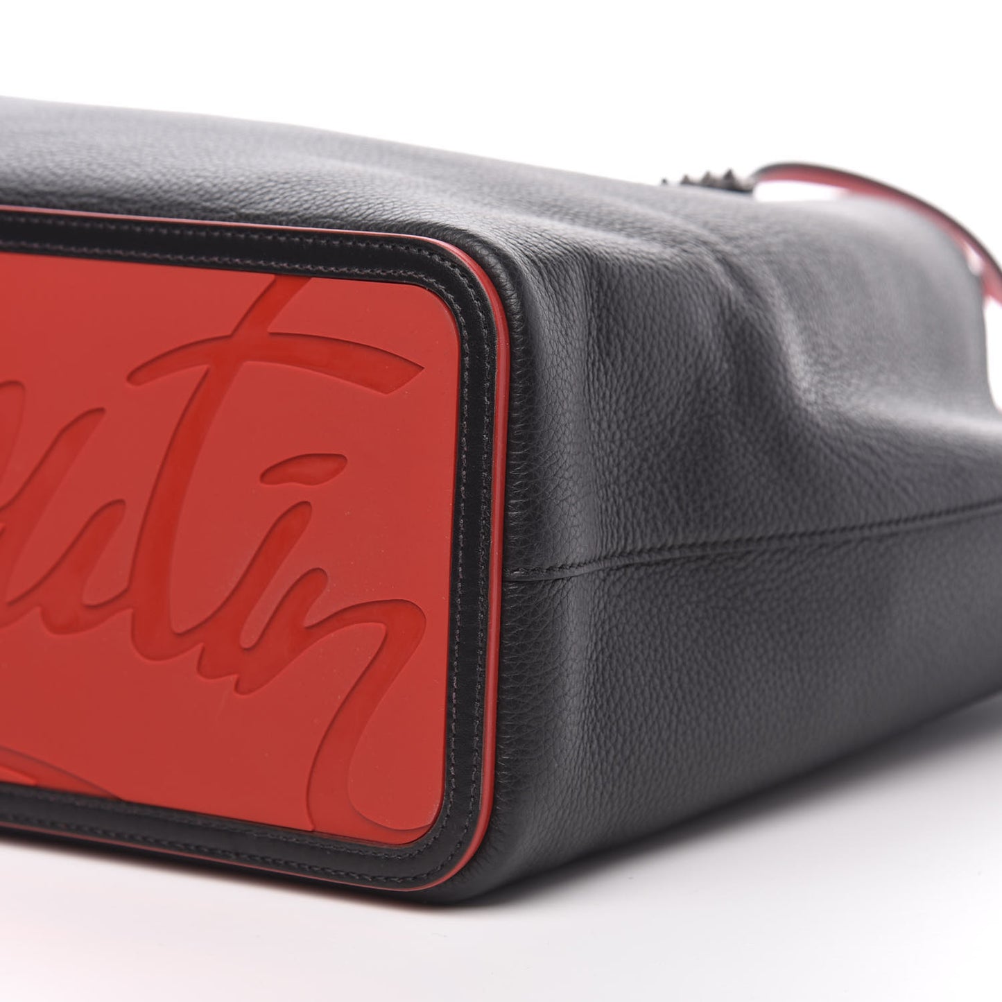 Calfskin Spikes East West Cabata Tote Black