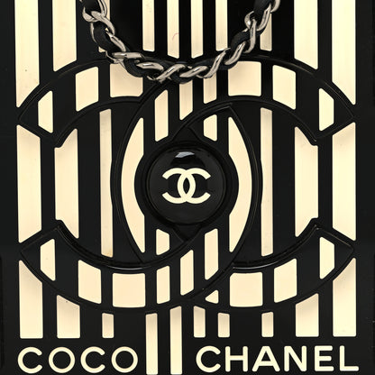 Chanel Plexiglass Barcode Boy Brick Lego Clutch Black 9 of 13