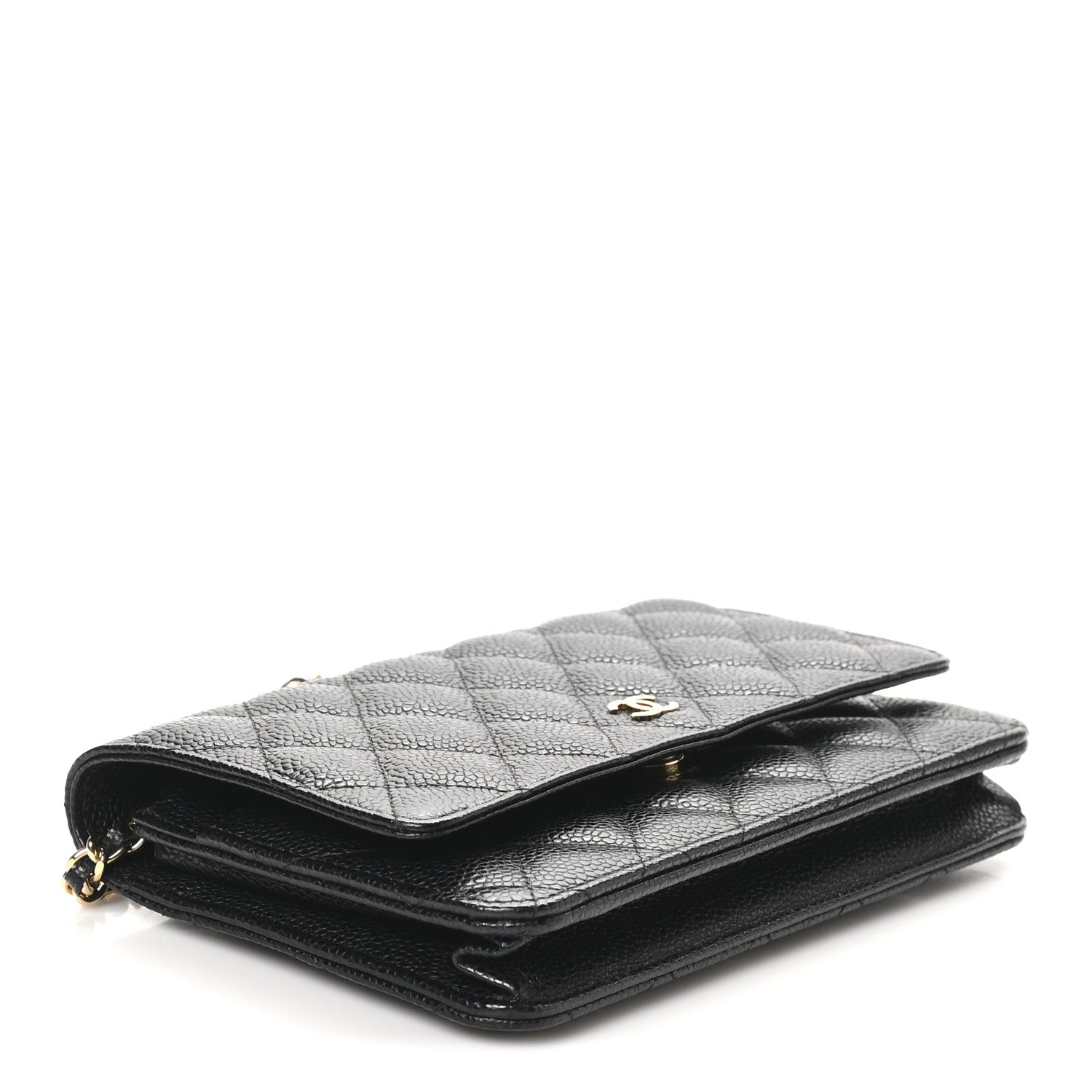 Chanel Caviar Quilted Wallet on Chain WOC Black 4 of 10