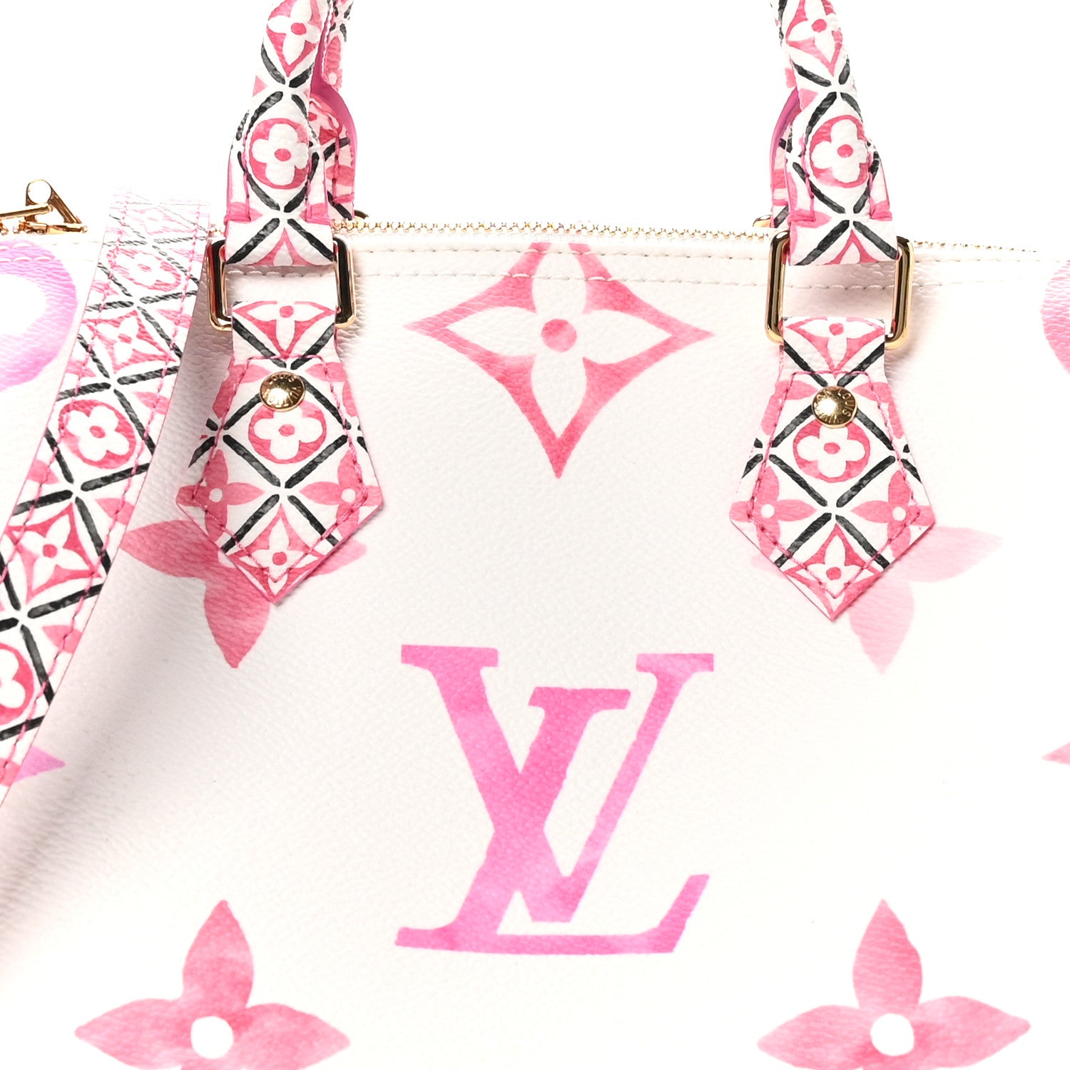 Louis Vuitton Monogram Giant By The Pool 2.0 Speedy Bandouliere 25 Rose 7 of 9