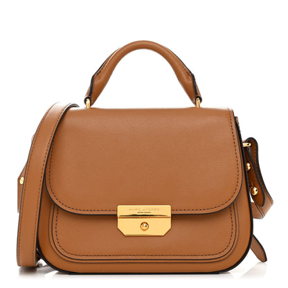 Marc Jacobs Calfskin Mini Rider Top Handle Brown 1 of 9