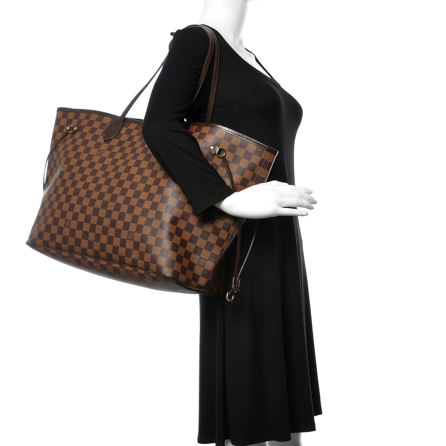 Louis Vuitton Damier Ebene Neo Neverfull GM 2 of 22