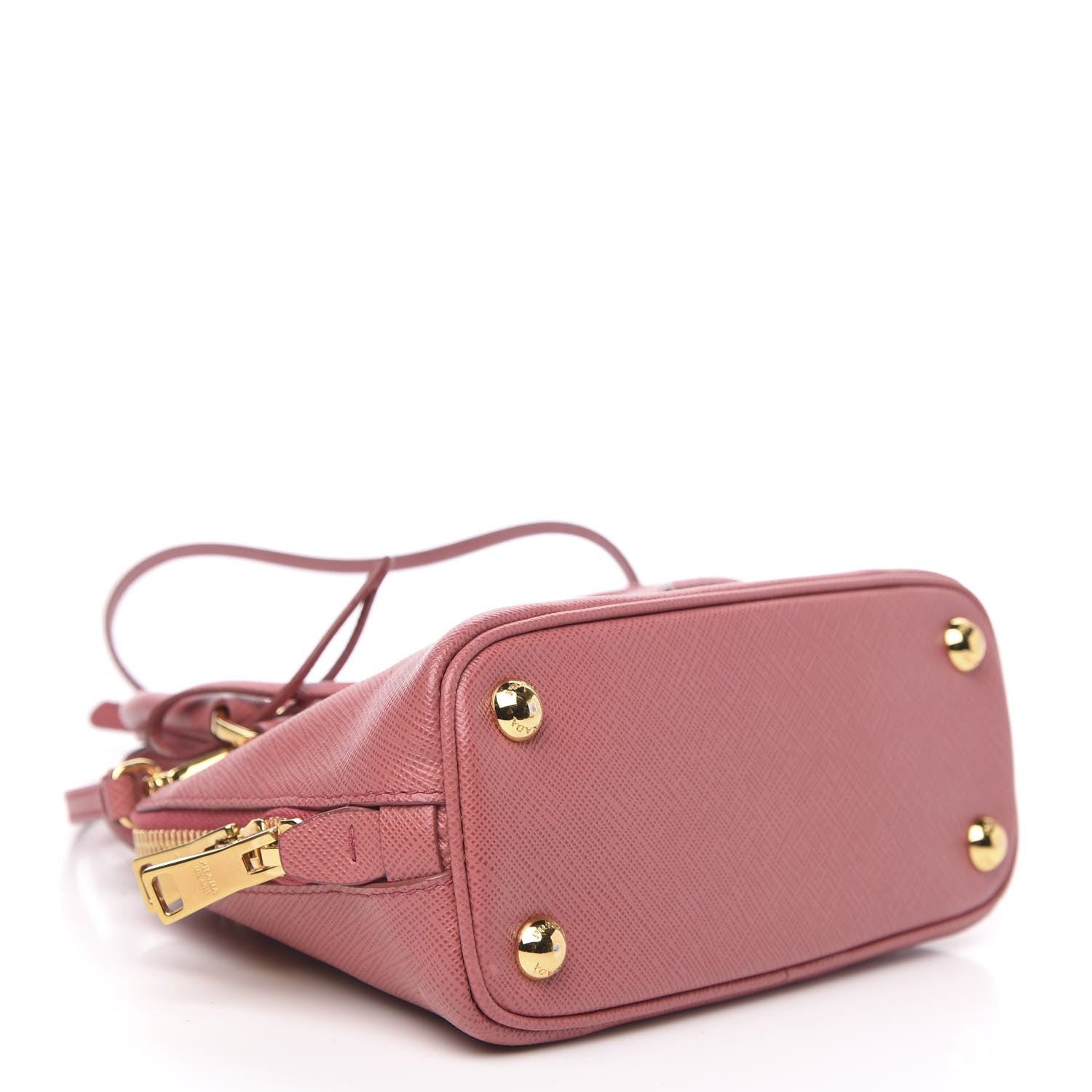 Prada Saffiano Lux Mini Promenade Tote Peonia 4 of 9