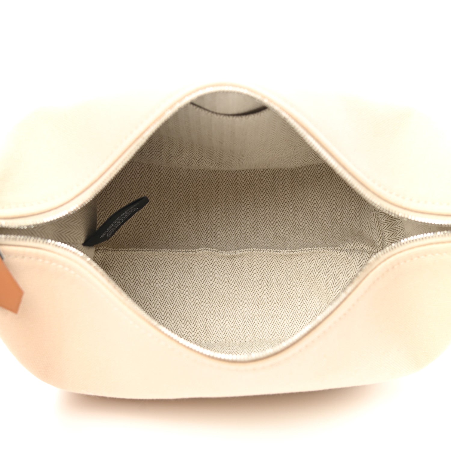 Hermes Canvas Small Bride-A-Brac Pouch Natural 5 of 6