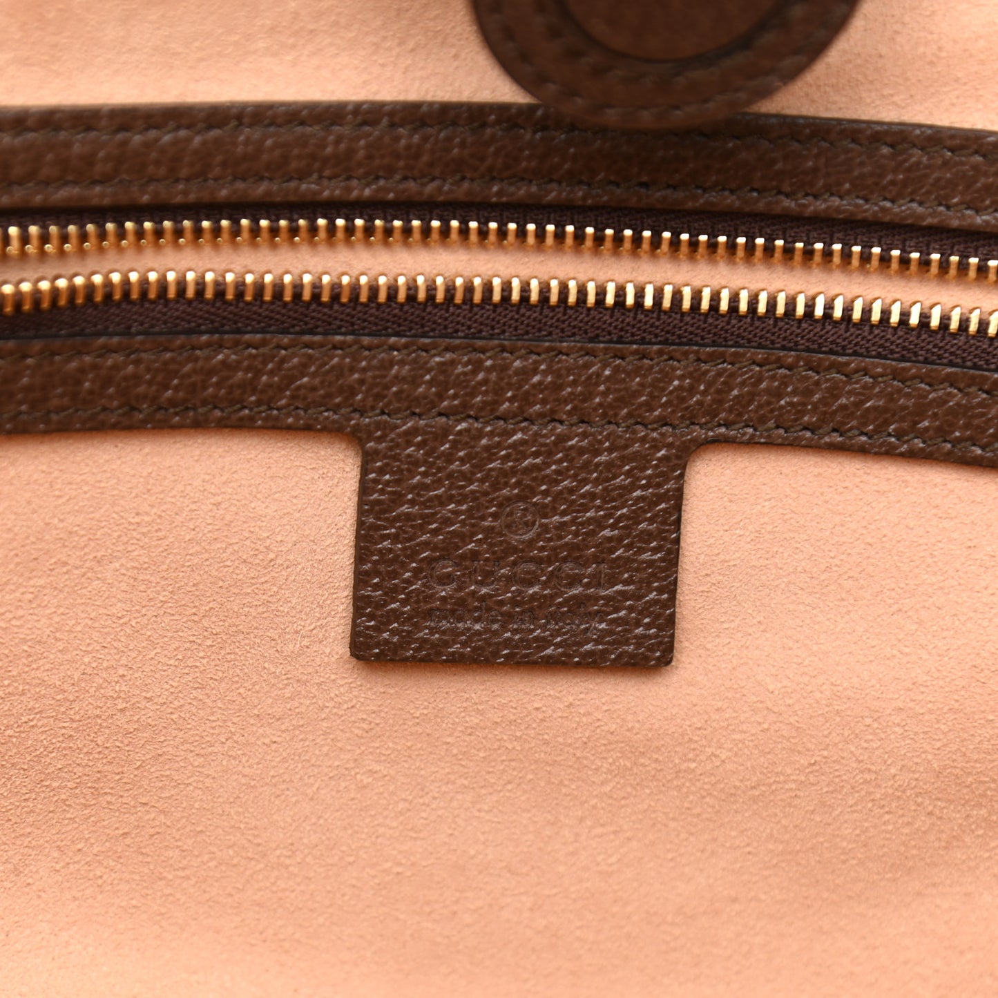 GG Supreme Monogram Medium Ophidia Shopping Tote Brown