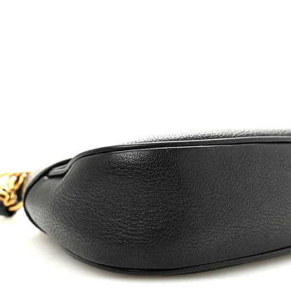 Gucci Goatskin Small Aphrodite Shoulder Bag Black 8 of 9