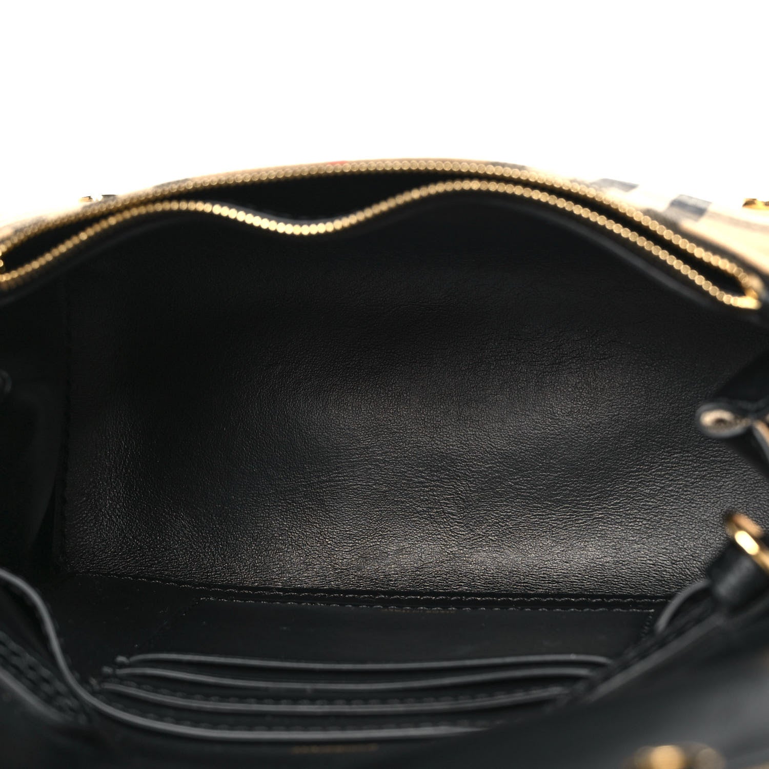 Burberry Vintage Check Hackberry Crossbody Bag Archive Beige Black 4 of 8