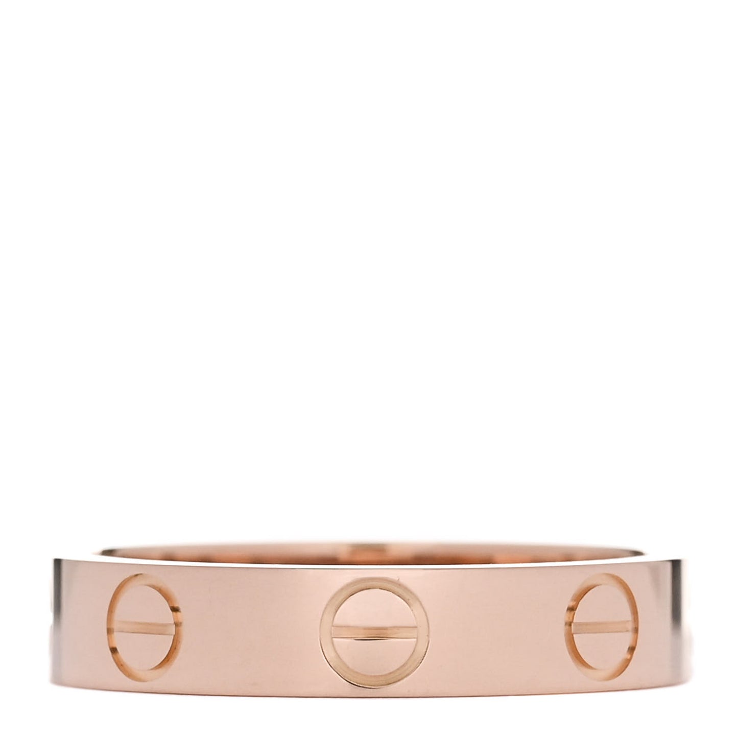 18K Pink Gold 3.5mm LOVE Ring 48 4.5