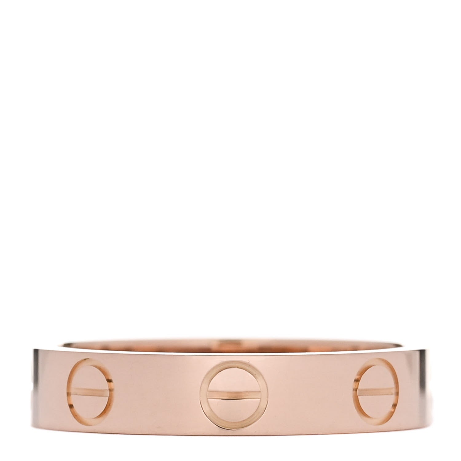 Cartier 18K Pink Gold 3.5mm LOVE Ring 48 4.5 3 of 5