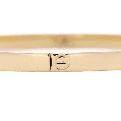 Cartier 18K Yellow Gold Small LOVE Bracelet 18 4 of 8
