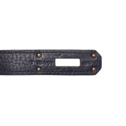 Hermes Taurillon Clemence Kelly Retourne 28 Bleu Nuit 9 of 10