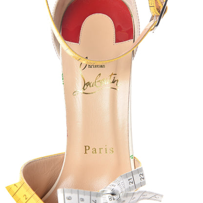 Christian Louboutin PVC Patent Ruban Calfskin Metricathy 150 Pumps 38.5 Transparent Yellow 5 of 7
