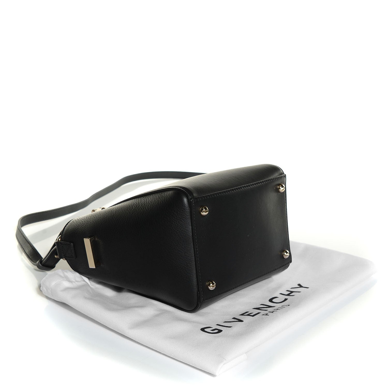 Givenchy Calfskin Mini HDG Top Handle Crossbody Bag Black 4 of 7