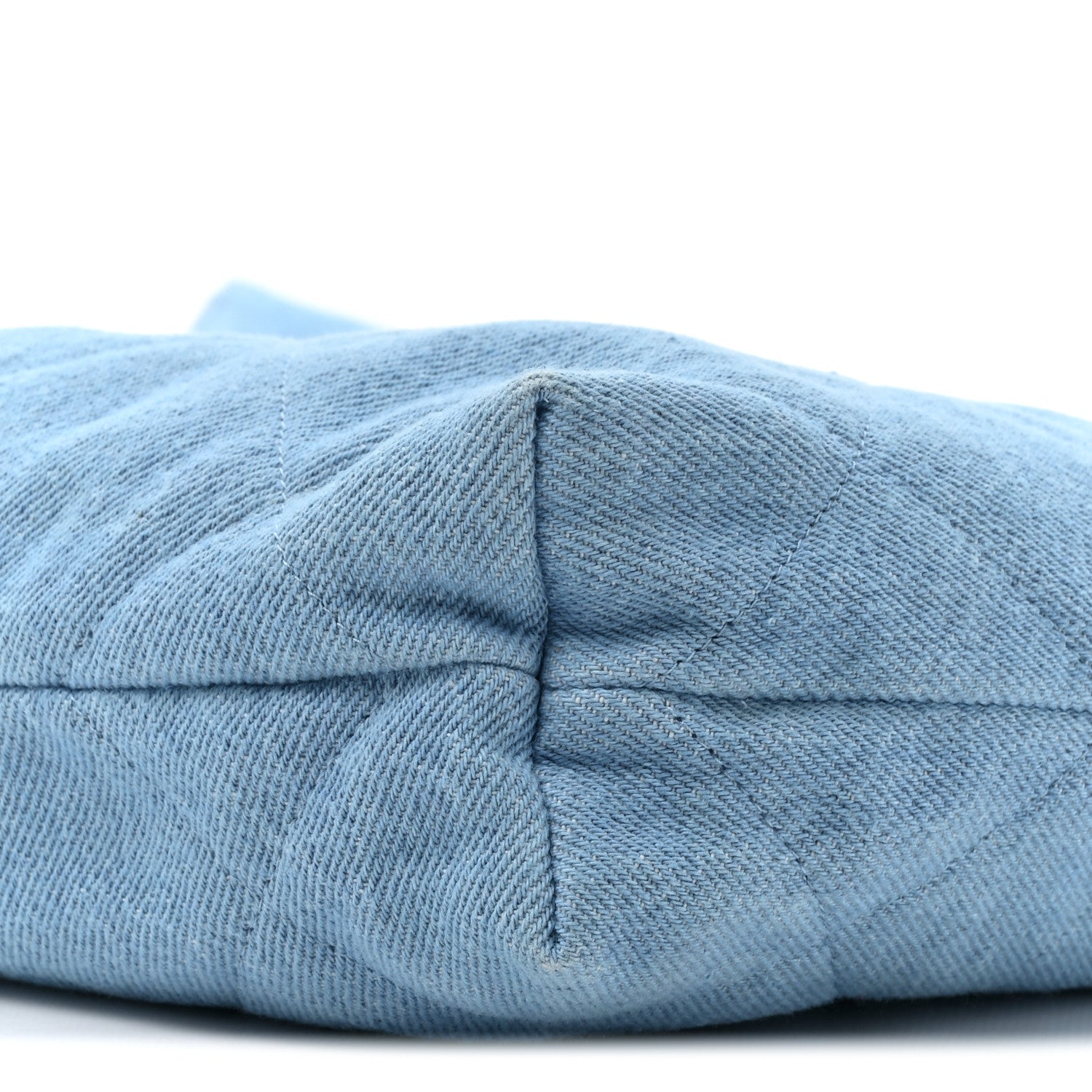 Chanel Denim Quilted Chanel 22 Light Blue 10 of 11