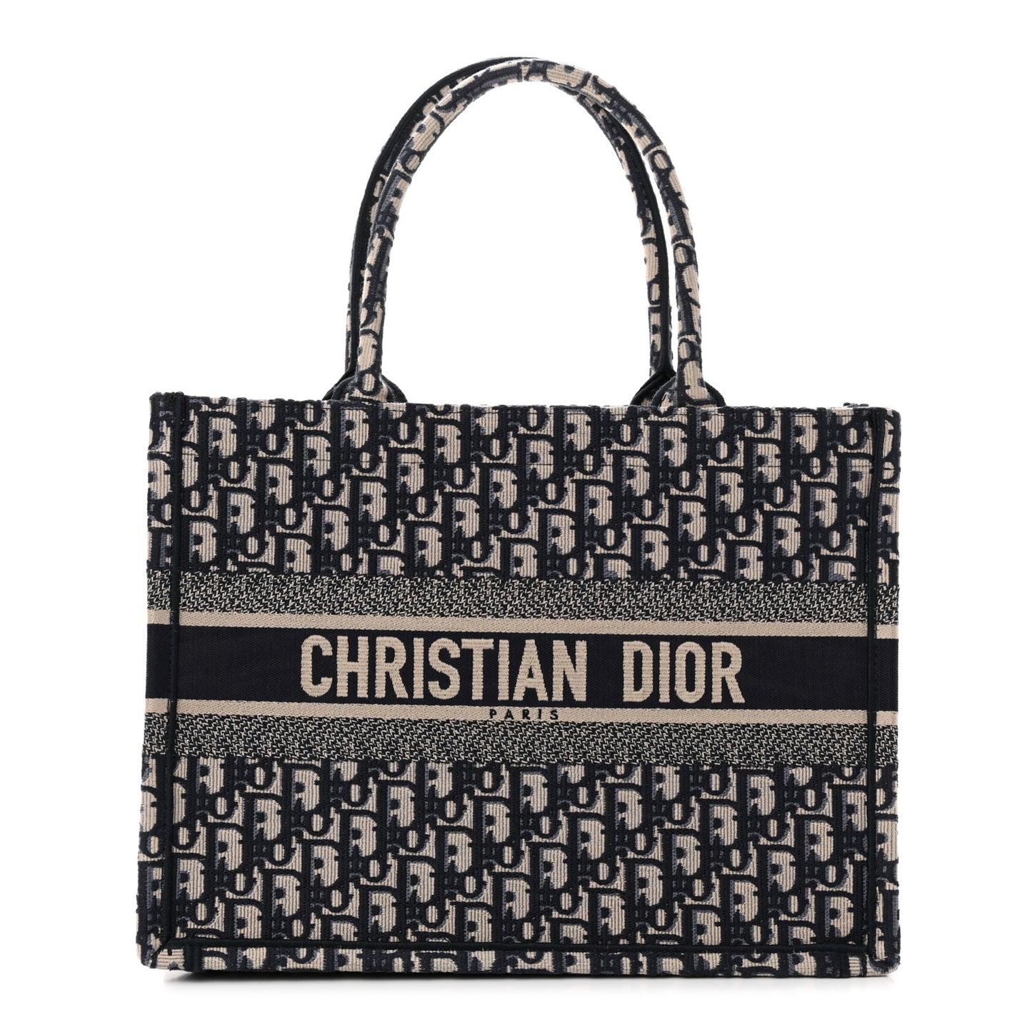 Oblique Medium Book Tote Blue Multicolor