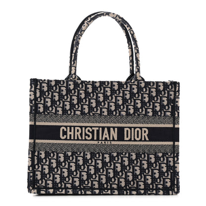 Christian Dior Oblique Medium Book Tote Blue Multicolor 1 of 11
