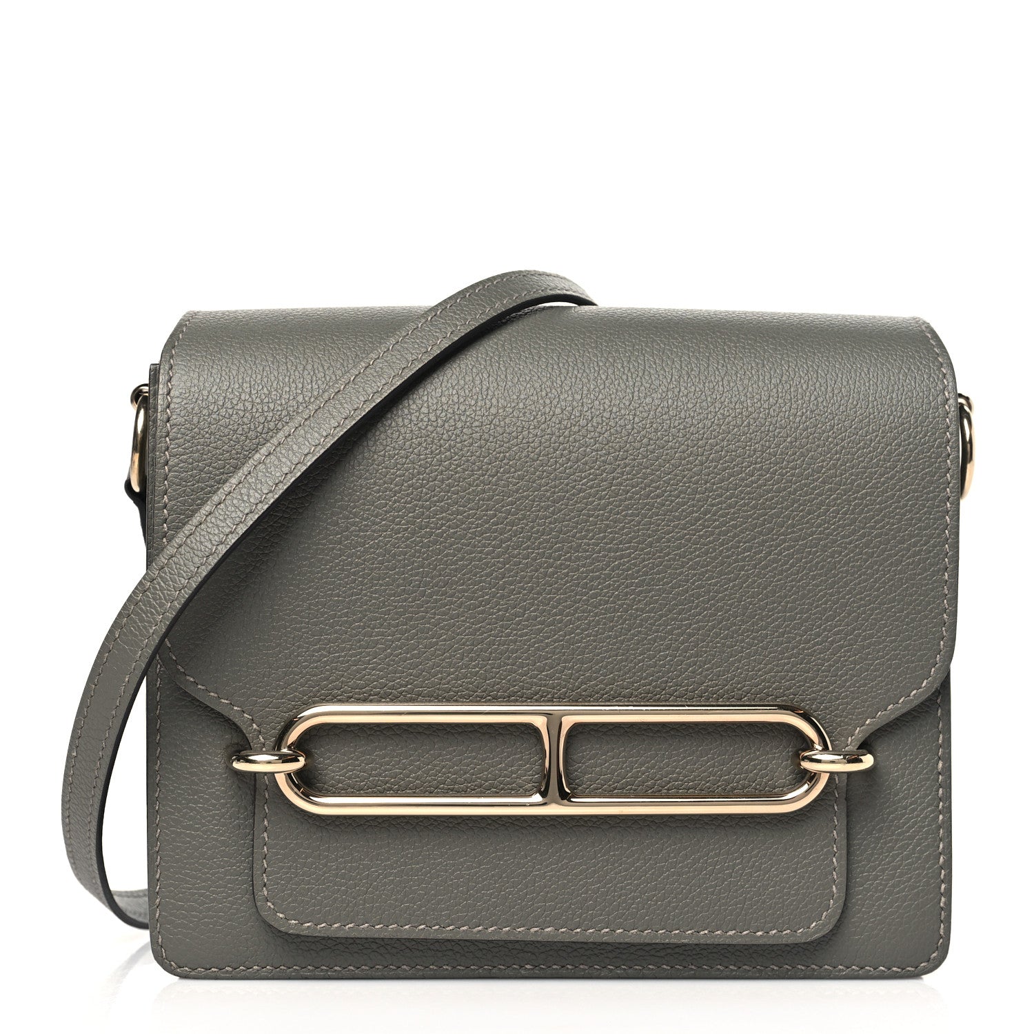 Hermes Evercolor Mini Sac Roulis Gris Meyer 1 of 11