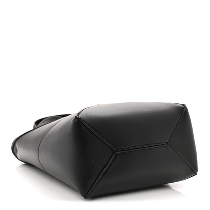 Loewe Shiny Calfskin Mini Puzzle Fold Tote Black 4 of 10