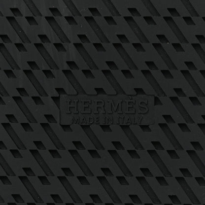 Hermes Calfskin Womens Chypre Sandals 39 Black 6 of 9
