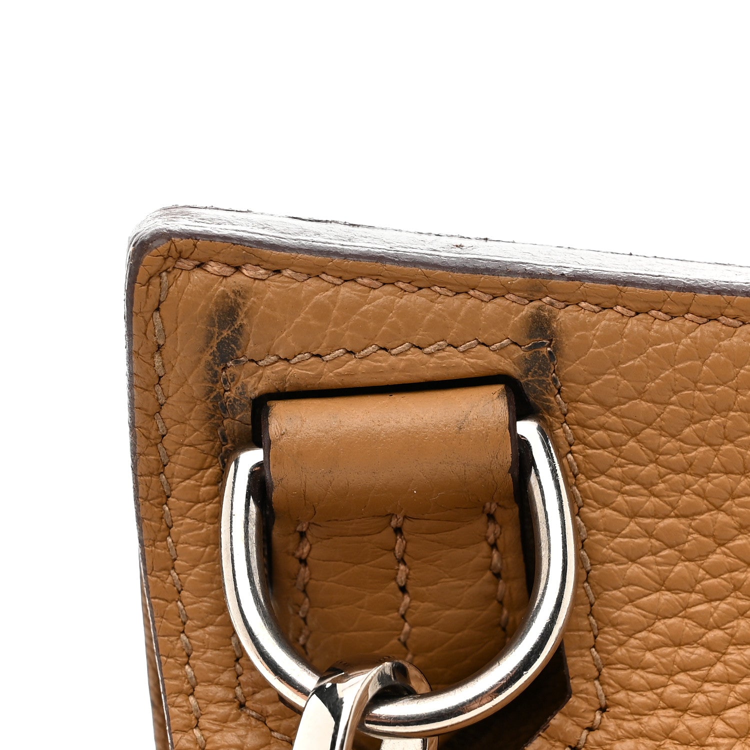 Hermes Taurillon Clemence Jypsiere 28 Biscuit 12 of 14