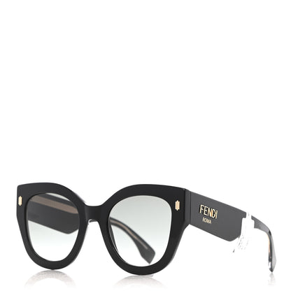 Fendi Acetate Cat Eye Sunglasses FF0435 Black 1 of 8