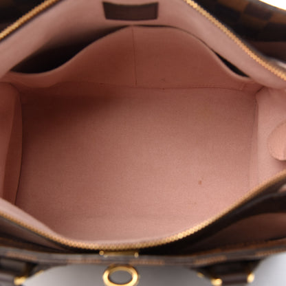 Louis Vuitton Cuir Taurillon Damier Ebene Normandy Magnolia 5 of 12