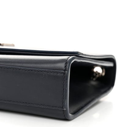 Saint Laurent Smooth Calfskin Medium Classic Monogram Kate Tassel Satchel Marine 10 of 12