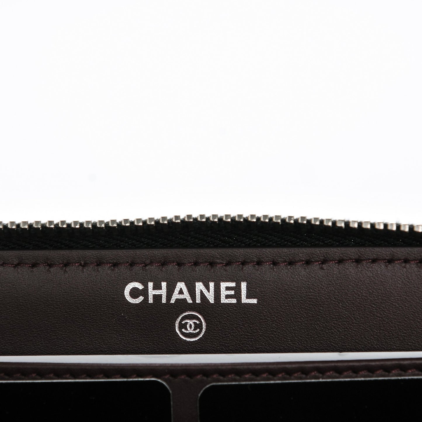 Caviar Quilted Large Gusset Zip Around Wallet Black