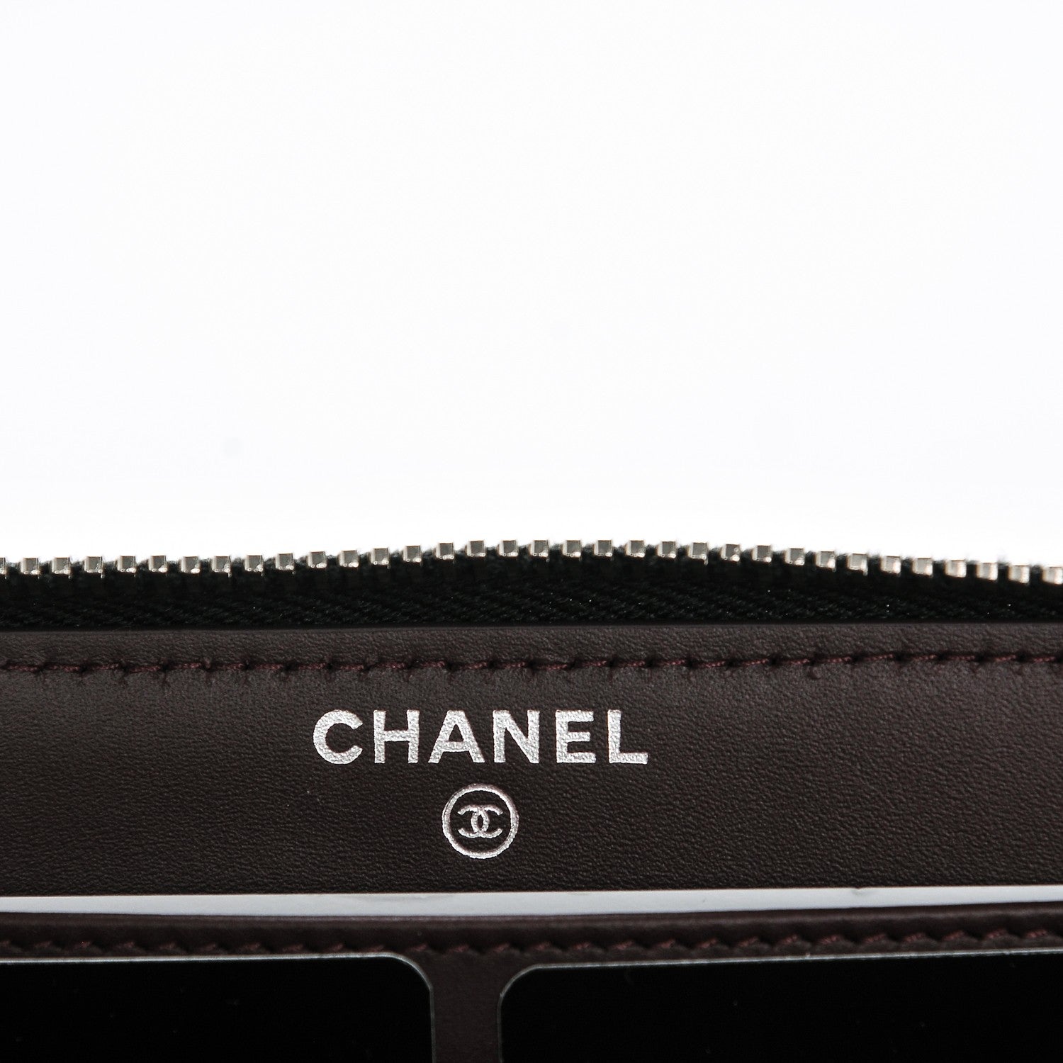 Chanel Caviar Quilted Large Gusset Zip Around Wallet Black 6 of 8
